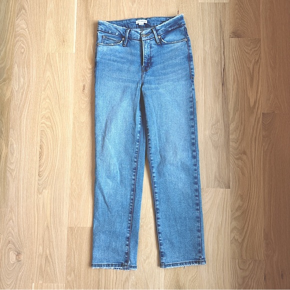Good American Good Curve High Waist Straight Leg Jeans - Picture 2 of 8